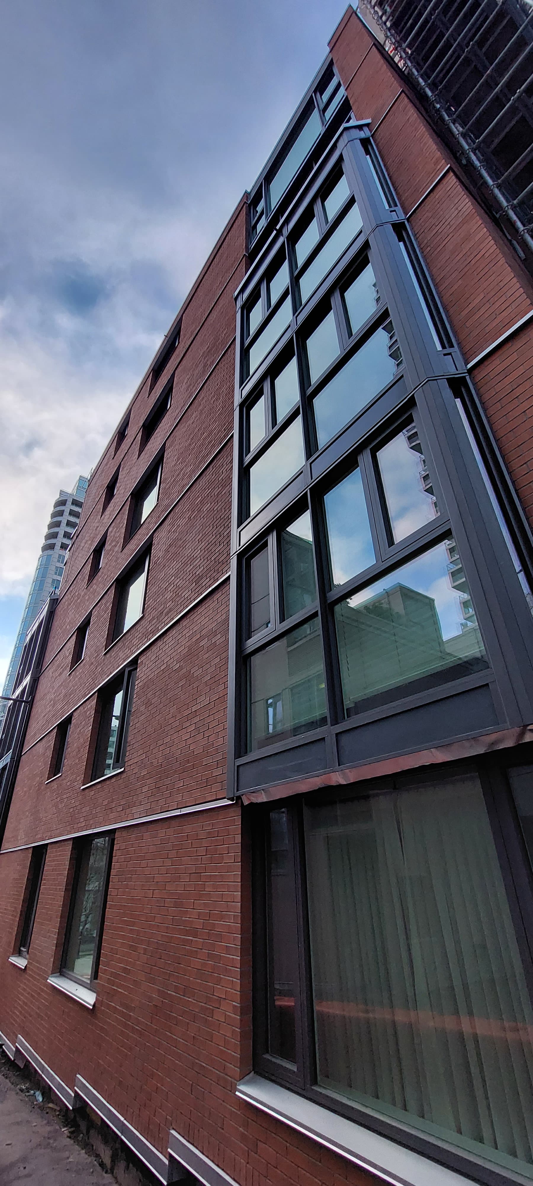 Custom bent flashing at exterior penetration by Tomron Construction in Maple Ridge, BC