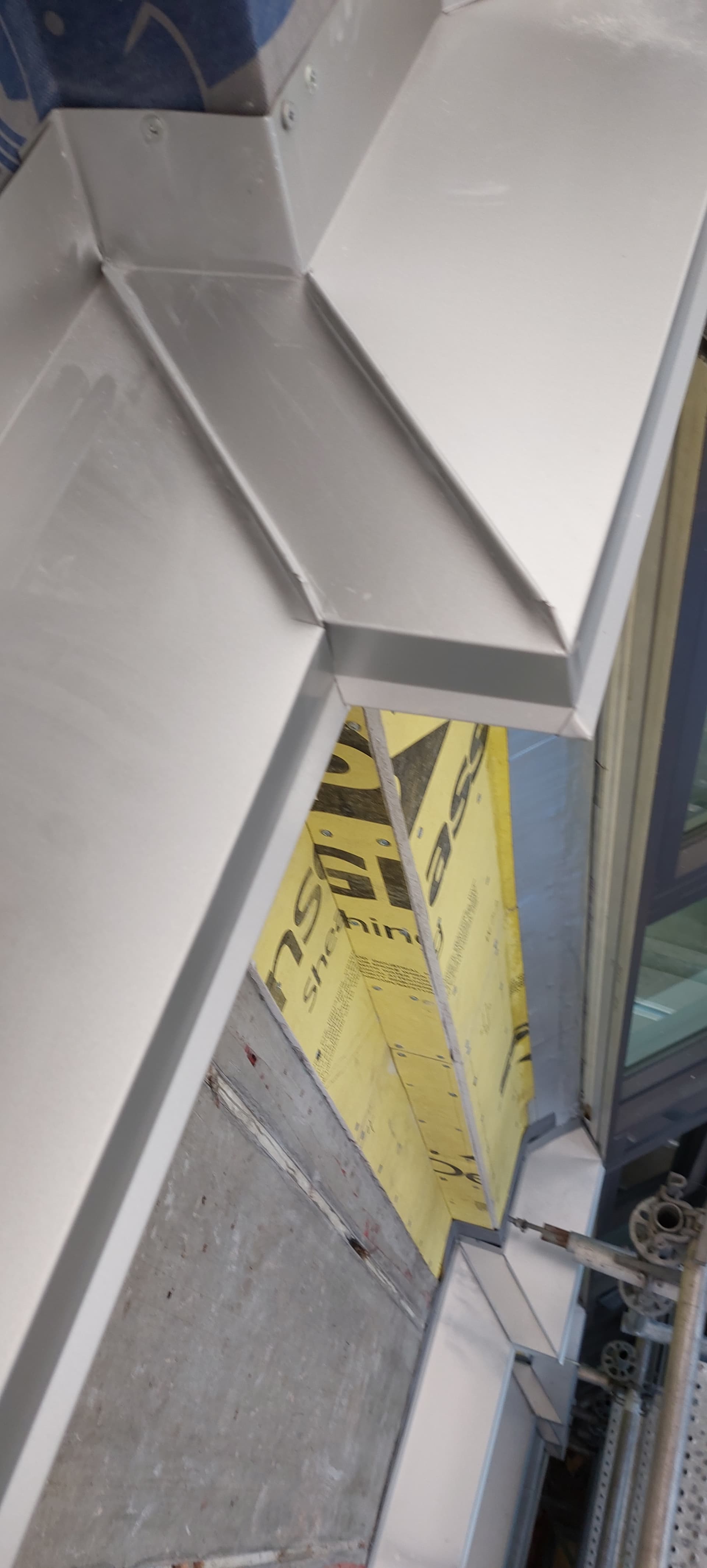 Drip edge metal flashing along roofline by Tomron Construction in Maple Ridge, BC